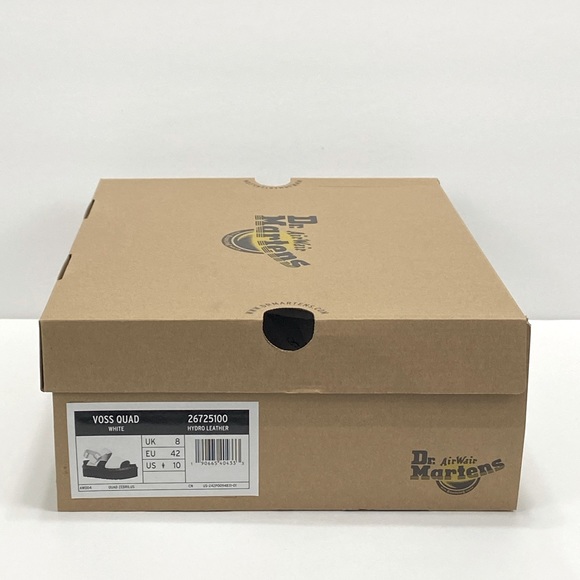 NEW DR MARTENS VOSS QUAD LEATHER PLATFORM SANDAL - Picture 14 of 14